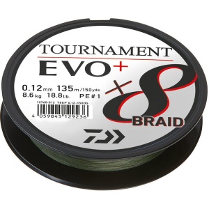 Fir Textil Daiwa Tournament 8xBraid EVO+ Verde 270m