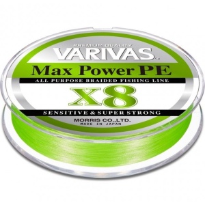 Fir Textil Varivas Max Power PE X8 Lime Green Fluo 150m