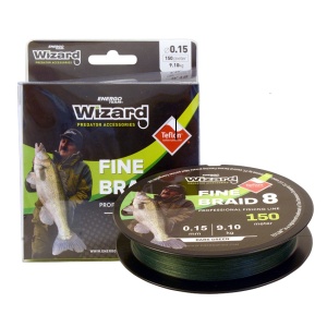 Fir Textil Wizard Fine Braid 8 Dark Green 150m