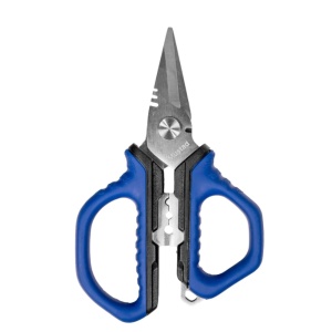 Foarfeca Multifunctionala Mustad Blue 12.7cm - Fisela