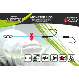 Montura Somn Wizard cu Zornaitoare 9/0+11/0 Round - echipament pentru pescuit - Fisela