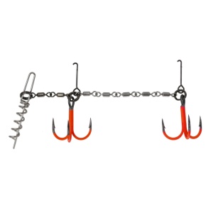 Montura Swimbait VMC Pike Chain Double UV Orange