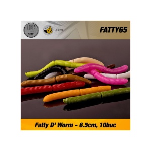 Naluca Pastrav Libra Fatty D Worm 017 10buc - Img 2