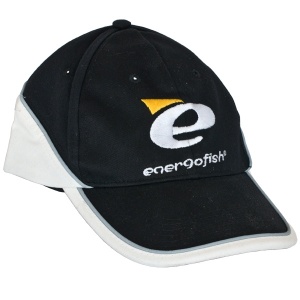 Sapca Energofish Negru Alb Logo Frontal