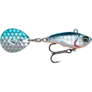 Spinnertail Savage Gear Fat Tail NL Blue Silver