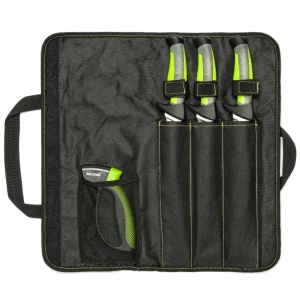 Trusa 3 Cutite Filetat Mustad Green cu Ascutitor