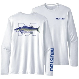 Bluza Pescuit UV Mustad Seabass White