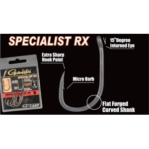 Carlige Gamakatsu G-Carp Specialist RX 10buc - vedere secundara