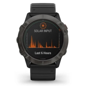 Ceas Garmin Fenix 6x Pro Solar Edition Carbon Black - Fisela