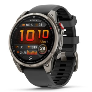 Ceas Garmin Fenix 8 Pro Amoled Sapphire Titan Grey Graphite Black 51mm