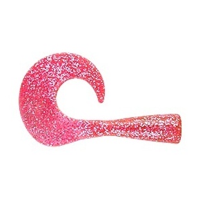 Coada Rezerva Vobler Stiuca Wolf Tail JR Pink Glitter 2buc