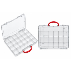 Cutie Pescuit Plastic Box 193 Transparent 21 Compartimente