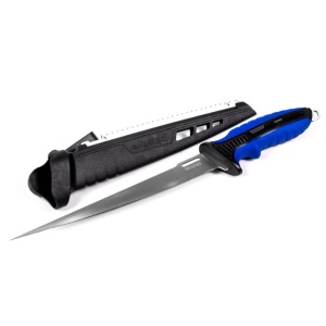 Cutit de Filetat Mustad 22.8cm cu Teaca - Fisela