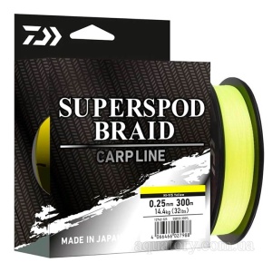 Fir Daiwa Superspod Hi-Vis Yellow 0.25mm 14.40kg 300m