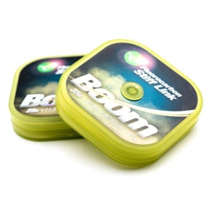 Fir Fluorocarbon Korda Boom Stiff Link, Low Vis Green, 15m - vedere secundara