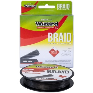 Fir Textil Teflonat Wizard Braid Dark Grey 135m