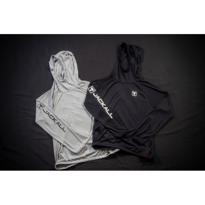 Hanorac Jackall Dry Light Hoodie Black - echipament pentru pescuit - Fisela