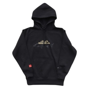 Hanorac Pescar Apia Lock On The Top Hoodie Seabass Black