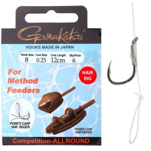 Montura Method Hair Gamakatsu 6buc