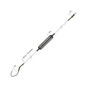 Montura Somn DreadCat Bait Animator 6/0 80lbs 75cm
