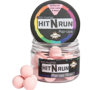Pop-Up Dynamite Baits Hit N Run Pastel Pink 15mm