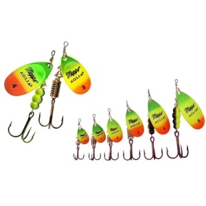 Rotativa Mepps Aglia Fluo Tiger Blister - echipament pentru pescuit - Fisela