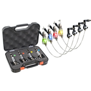 Set 4 Hangere cu Lant Carp Expert in Cutie cu Mufa Jack