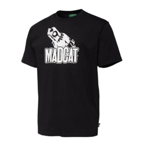 Tricou Pescar Madcat Clonk Logo Black Caviar