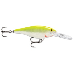 Vobler Rapala Shad Rap SR07 SFC Silver Fluorescent Chartreuse 7cm 7g