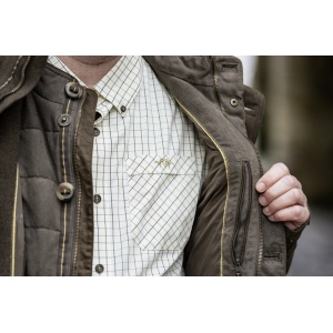 Camasa Vanator Blaser Chris Shirt Men Creme Brown - Img 6