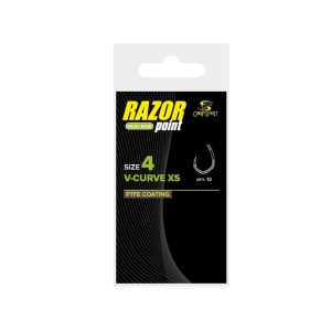 Carlig Carlige Crap Carp Spirit V Curve XS Micro Barb pentru pescuit - Fisela
