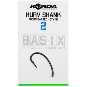 Carlig Carlige Korda Basix Kurv Shank Barbed 10buc pentru pescuit - Fisela