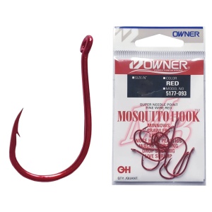 Carlige Whacky Drop Shot Owner Mosquito RED Hook