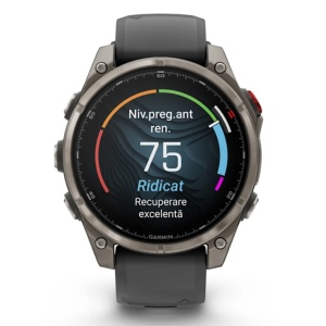 Ceas Garmin Fenix 8 Pro Amoled Sapphire Titan Grey Graphite Black 51mm - Img 8