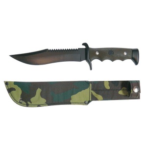Cutit Vanatoare Nieto Combat Tactical Black 180mm - echipament pentru vanatoare - Fisela