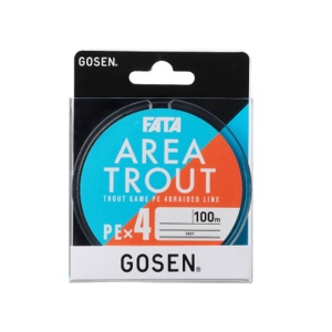 Fir textil Fir Textil Trout Area Gosen Fata Gri PE X4 100m pentru pescuit - Fisela