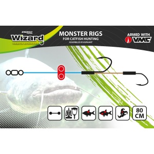 Carlig Forfac Montura Somn de Suprafata Wizard Carlige 7/0+9/0 Classic pentru pescuit - Fisela