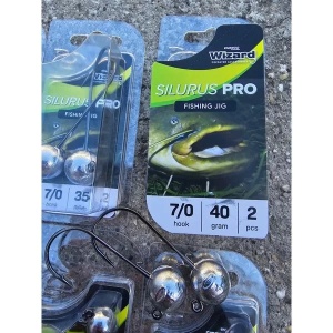 Carlig Jig Pentru Somn Wizard Silurus PRO Carlige 7/0 2buc pentru pescuit - Fisela