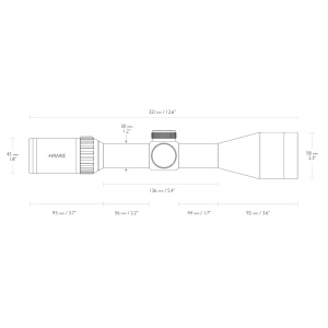 Luneta Hawke Vantage WA FD 2.5-10X50 L4A/IR/30mm - echipament pentru vanatoare - Fisela
