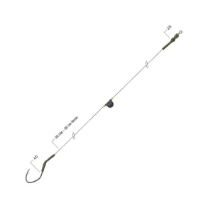 Montura Somn DreadCat Rattle Snake 4/0 80lbs 80cm