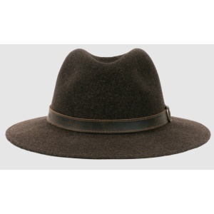 Palarie Blaser Traveller Dark Brown Merinos
