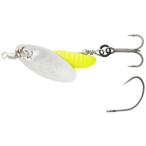 Rotativa Savage Gear Grub Spinner Silver Yellow