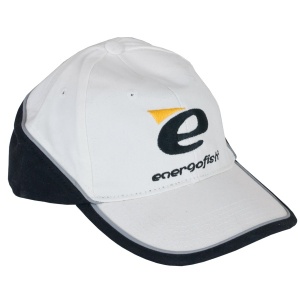 Sapca Energofish Alb-Negru Logo Frontal