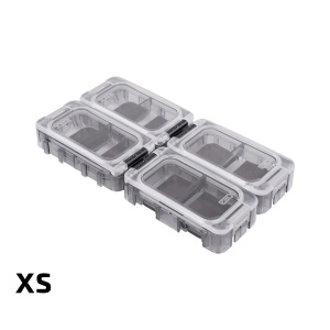 Set 4 Cutii Magnetice Impermeabile Zeck XS 7.2x3.8x1.7cm