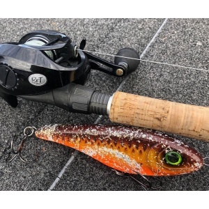 Vobler Strike Pro Vobler Buster Jerk II C544V 12cm 37g pentru pescuit la rapitori - Fisela