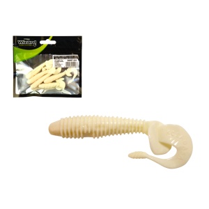 Wizard Harpex Twist Grub Pro White 7cm 5buc
