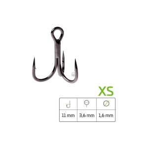 Ancora Somn Zeck Pro-Treble XS 4buc - echipament pentru pescuit - Fisela