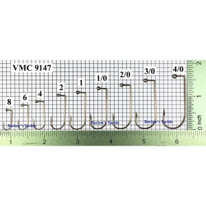 Carlige de Jig VMC 9147 Bronze 10buc - Img 2