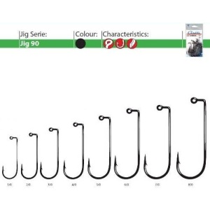 Carlige Jig Gamakatsu JIG 90BL 25buc