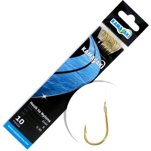 Carlige Legate Crap Kamasaki Chinu Gold 10buc